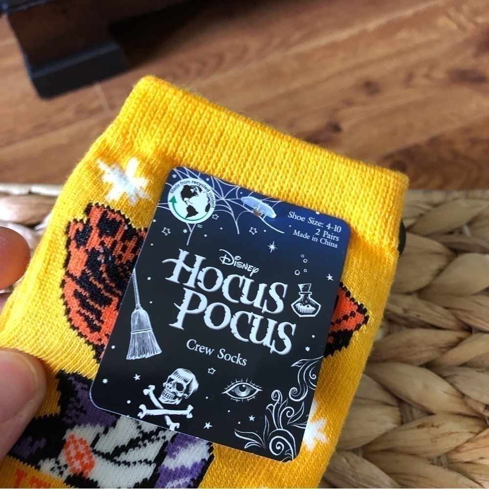 Disney: Hocus Pocus: 2 pack crew socks - Picture 4 of 6